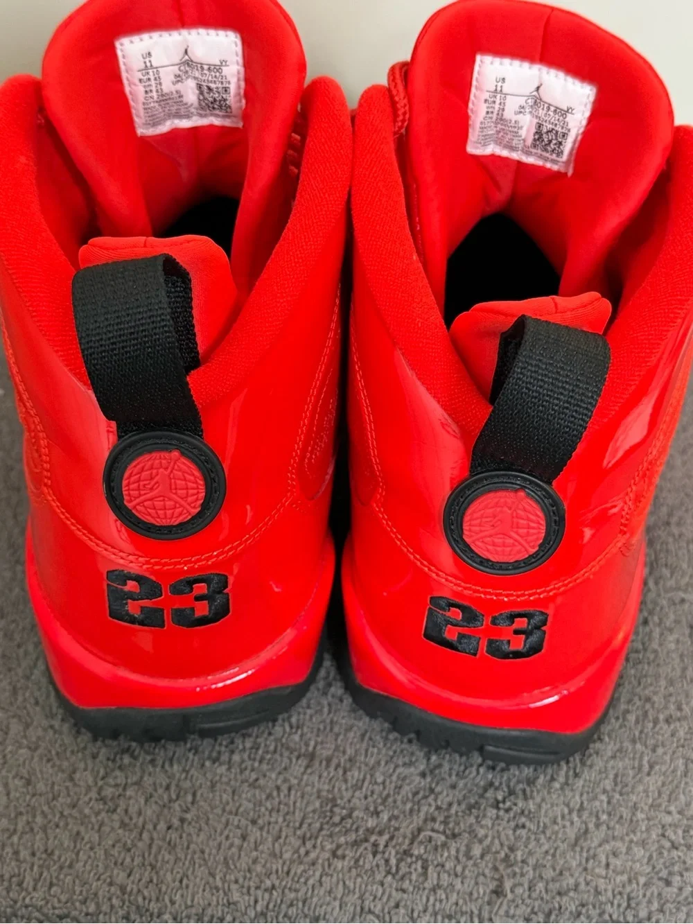 Air Jordan 9 Retro Chile Red Black men’s size 11